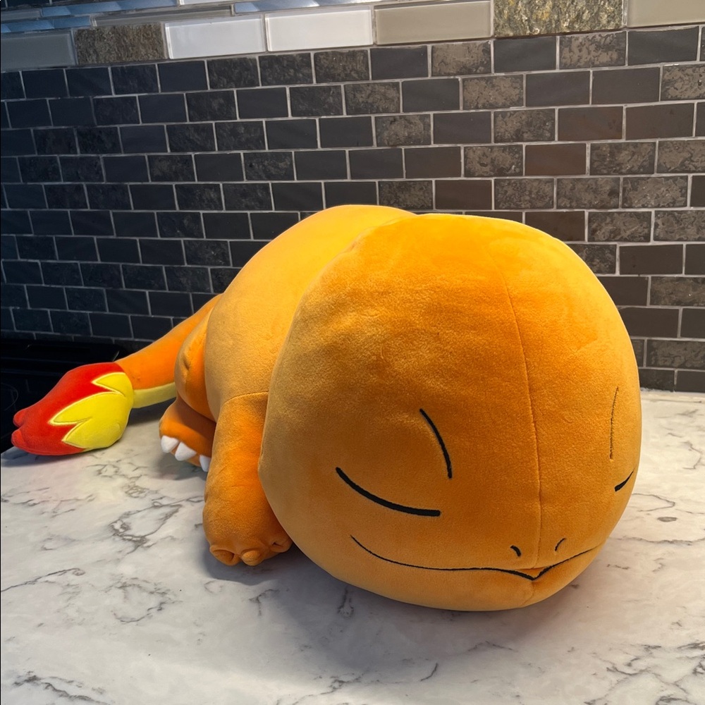 Pokemon Orange Plush with Yellow Accents
